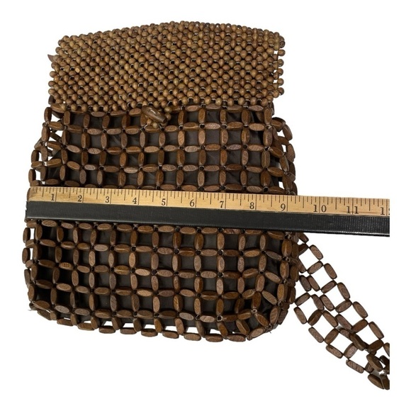 Wood Bead Backpack lined Button Loop Closure
Festival Bohemian - Picture 8 of 8